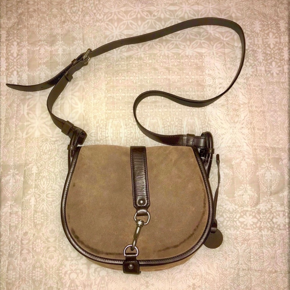 Michael Kors Jamie Suede saddle bag. NWT
